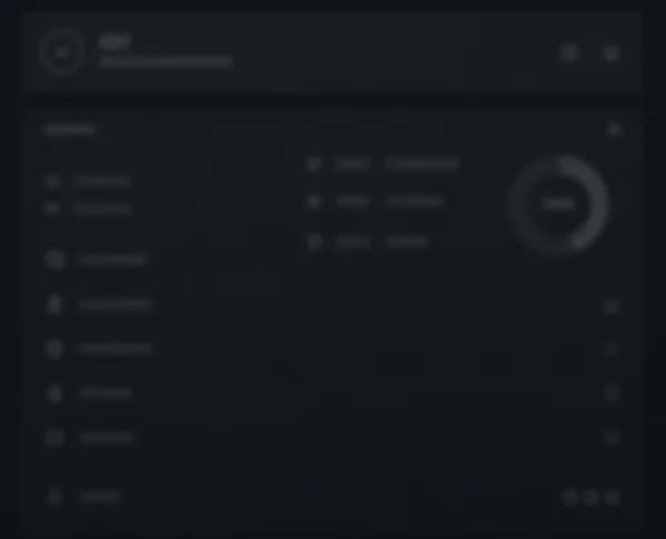 industrial dashboard screen